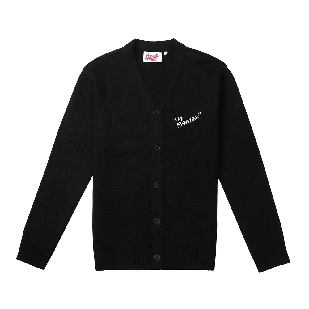 [FW19 Pink Panther] Cat&#039;s Cardigan(Black) STEREO-SHOP