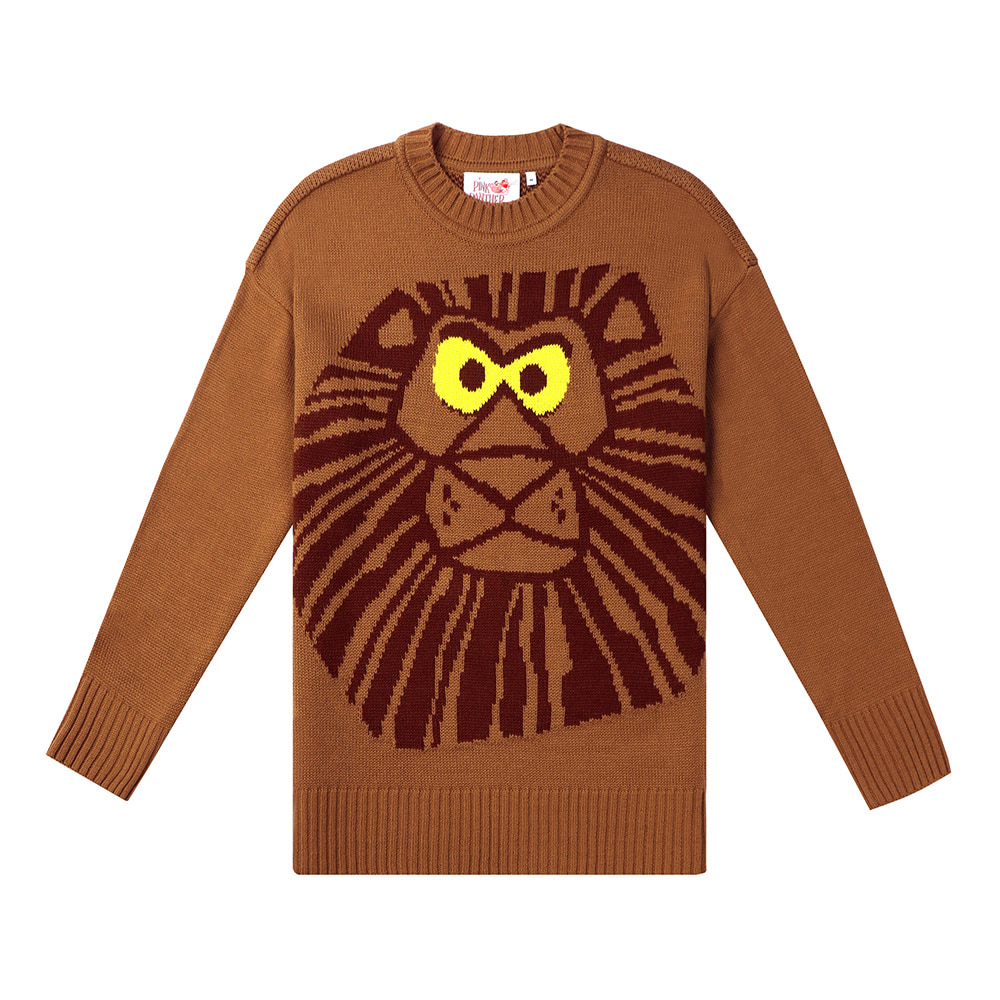 [FW19 Pink Panther] Lion PP Knit(Brown) STEREO-SHOP