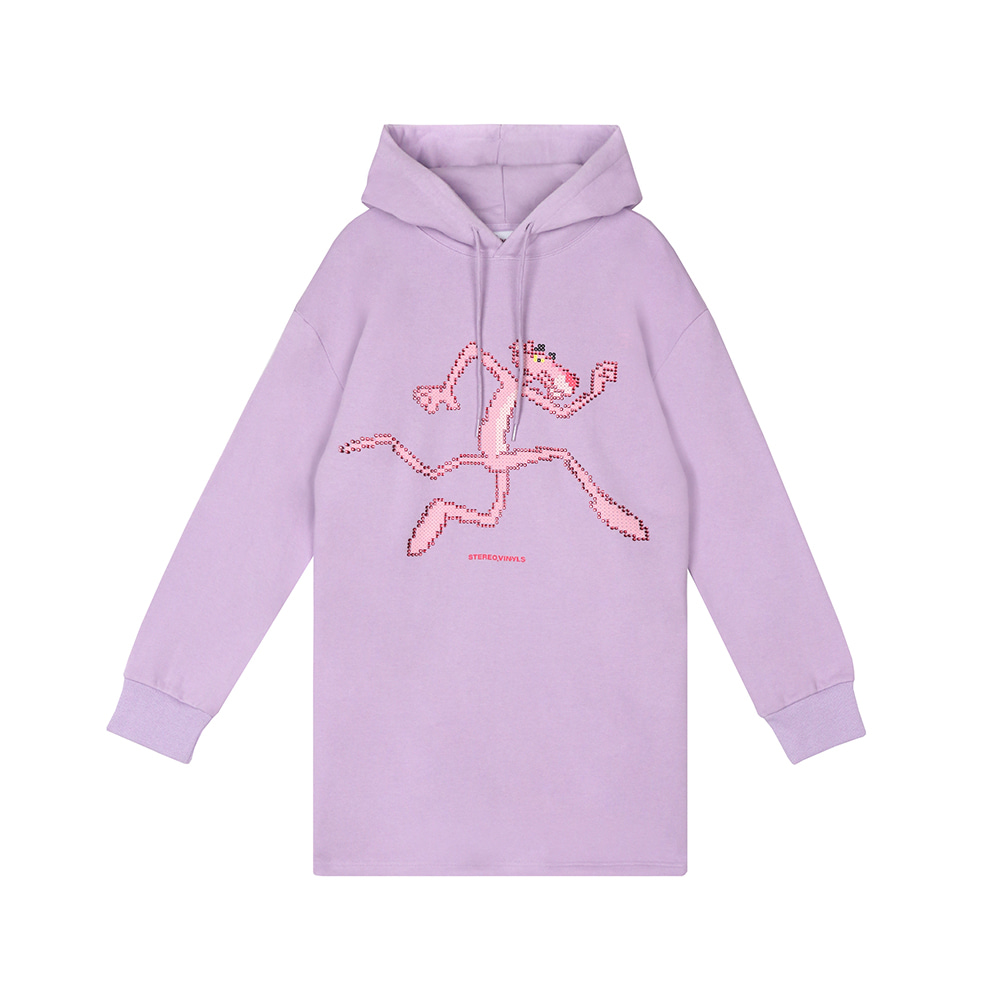[FW19 Pink Panther] Hoodie Onepiece(Lavender) STEREO-SHOP