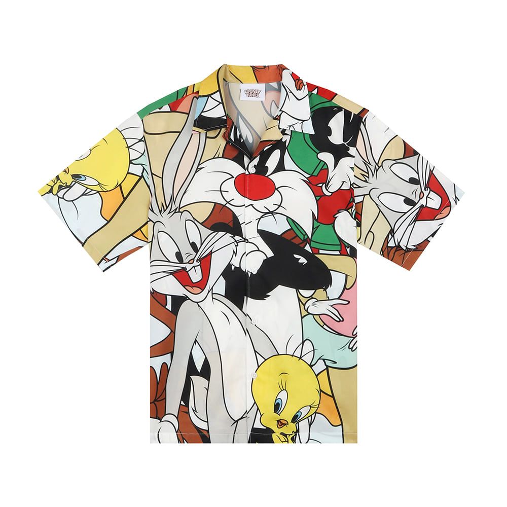 [SS19 Looney Tunes] LT Friends Shirts(White) STEREO-SHOP