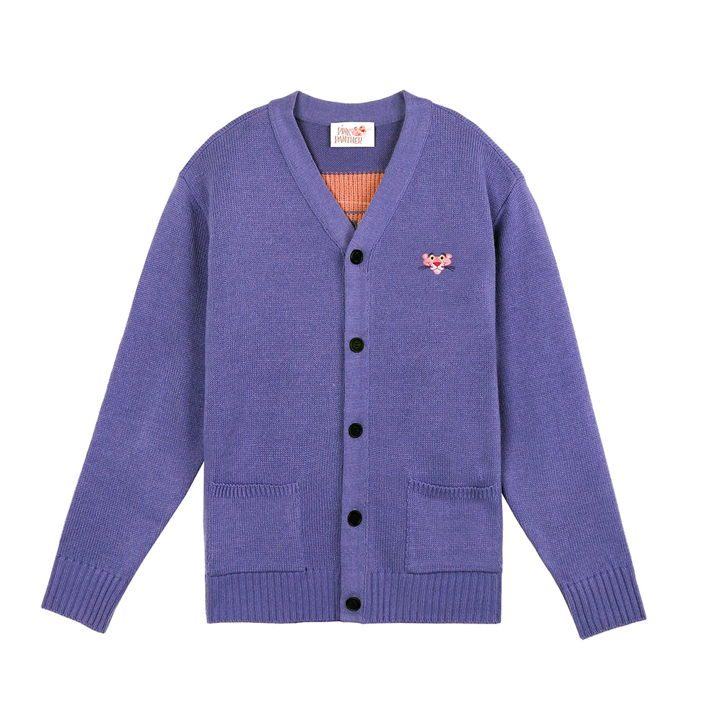 [FW19 Pink Panther] Knit Cardigan(Lavender) STEREO-SHOP