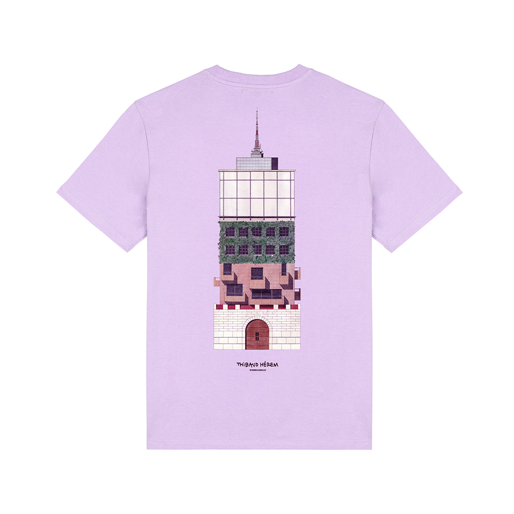[SS18 Thibaud] Seoul T-Shirts(Lavender) STEREO-SHOP