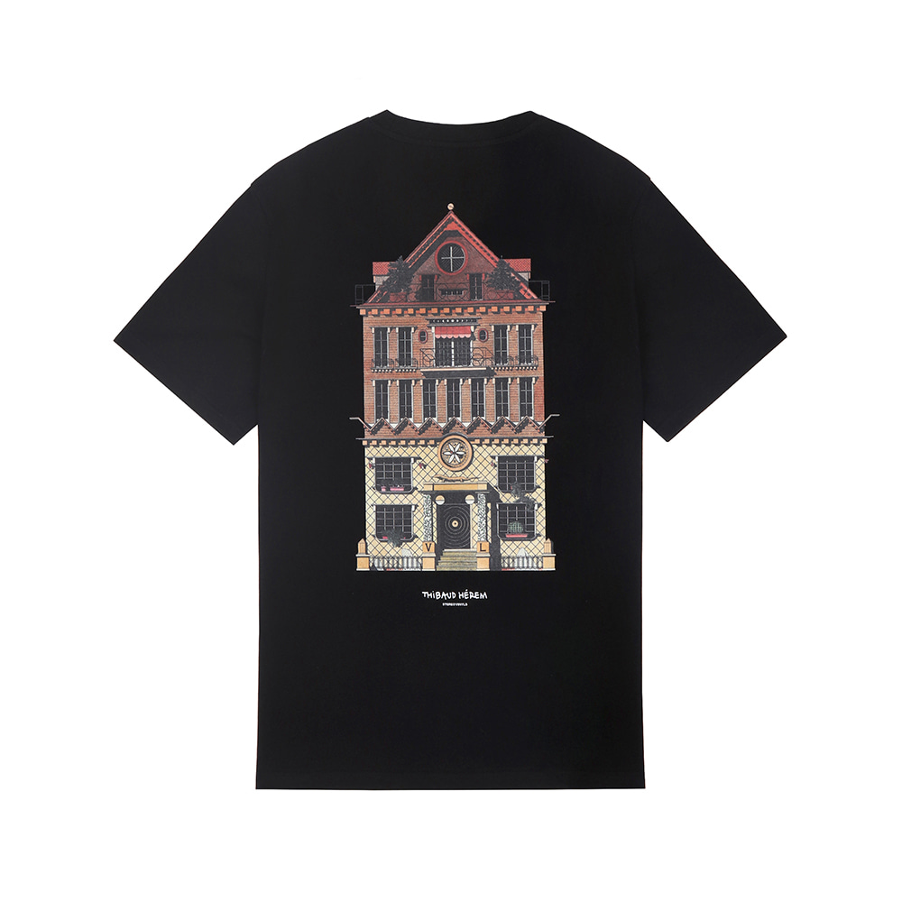 [SS18 Thibaud] Le Lezard T-Shirts(Black) STEREO-SHOP