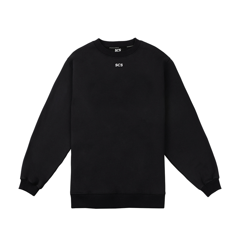 [FW18 SV] Point Logo Sweatshirts(Black) STEREO-SHOP
