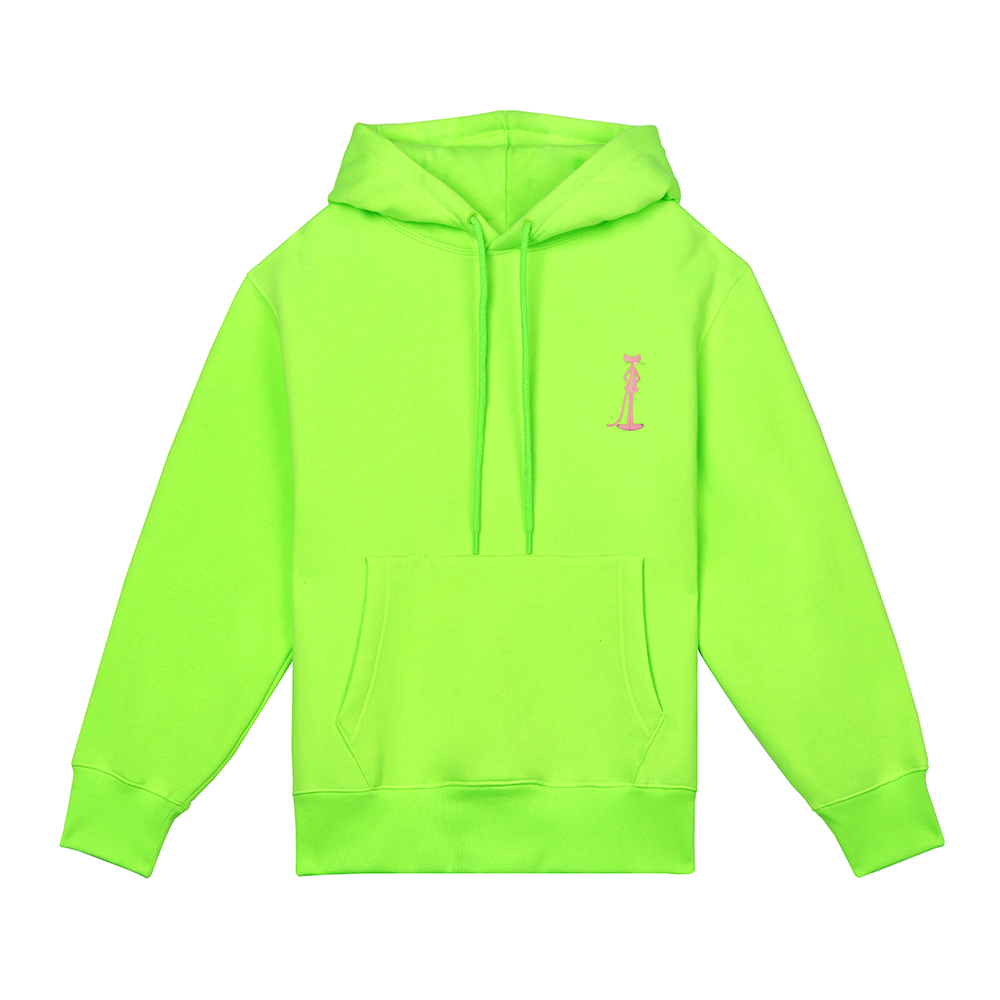 [FW18 Pink Panther] Back Print Hoodie(Green) STEREO-SHOP