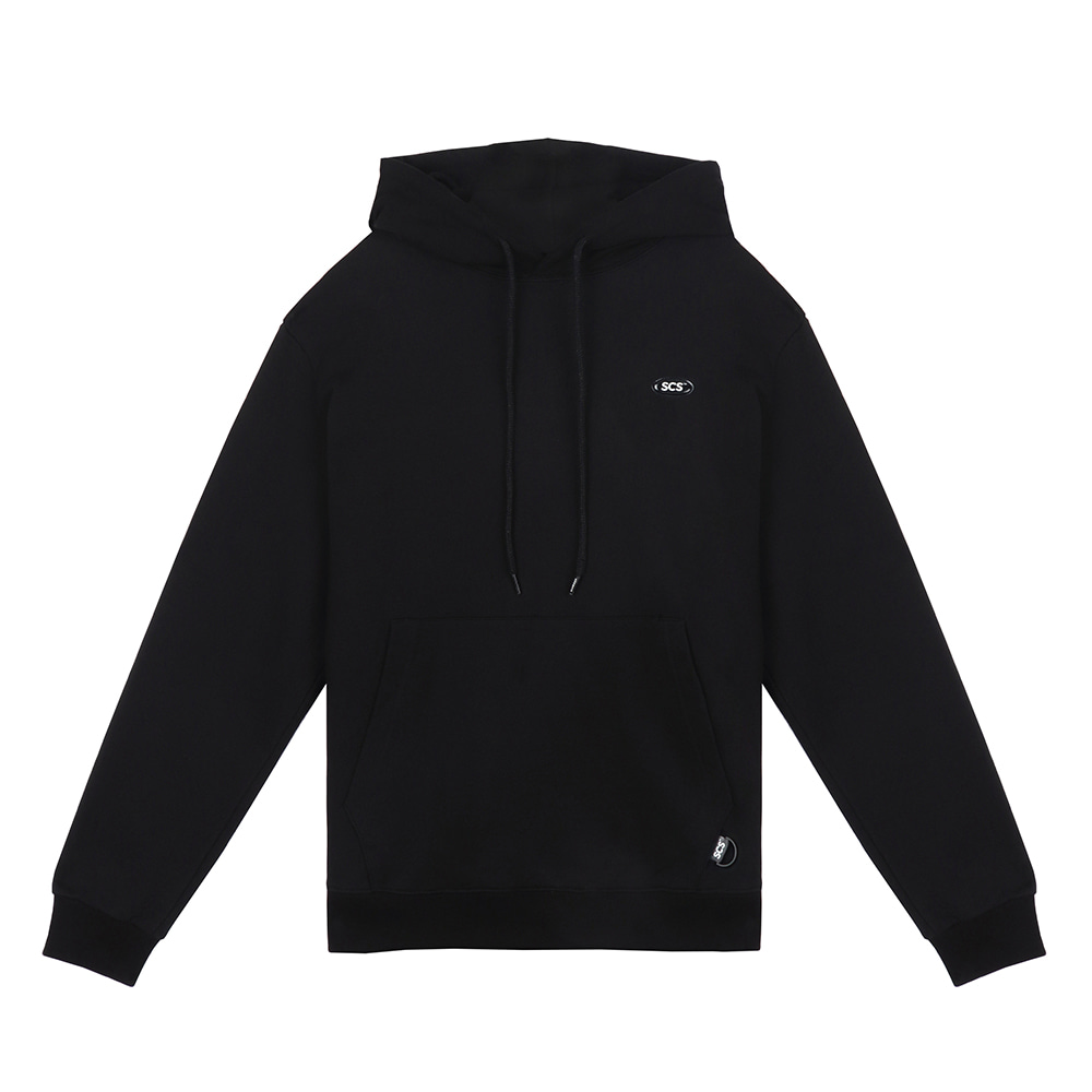 [FW18 SCS] Point Logo Hoodie(Black) STEREO-SHOP