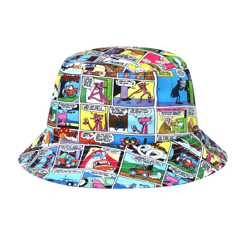 [SS19 Pink Panther] Comics Bucket Hat(Blue) STEREO-SHOP