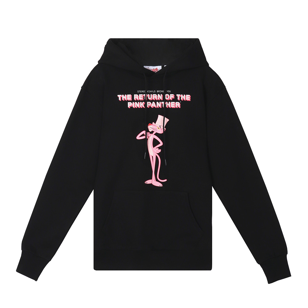 [FW19 Pink Panther] PP Hotfix Hoodie(Black) STEREO-SHOP