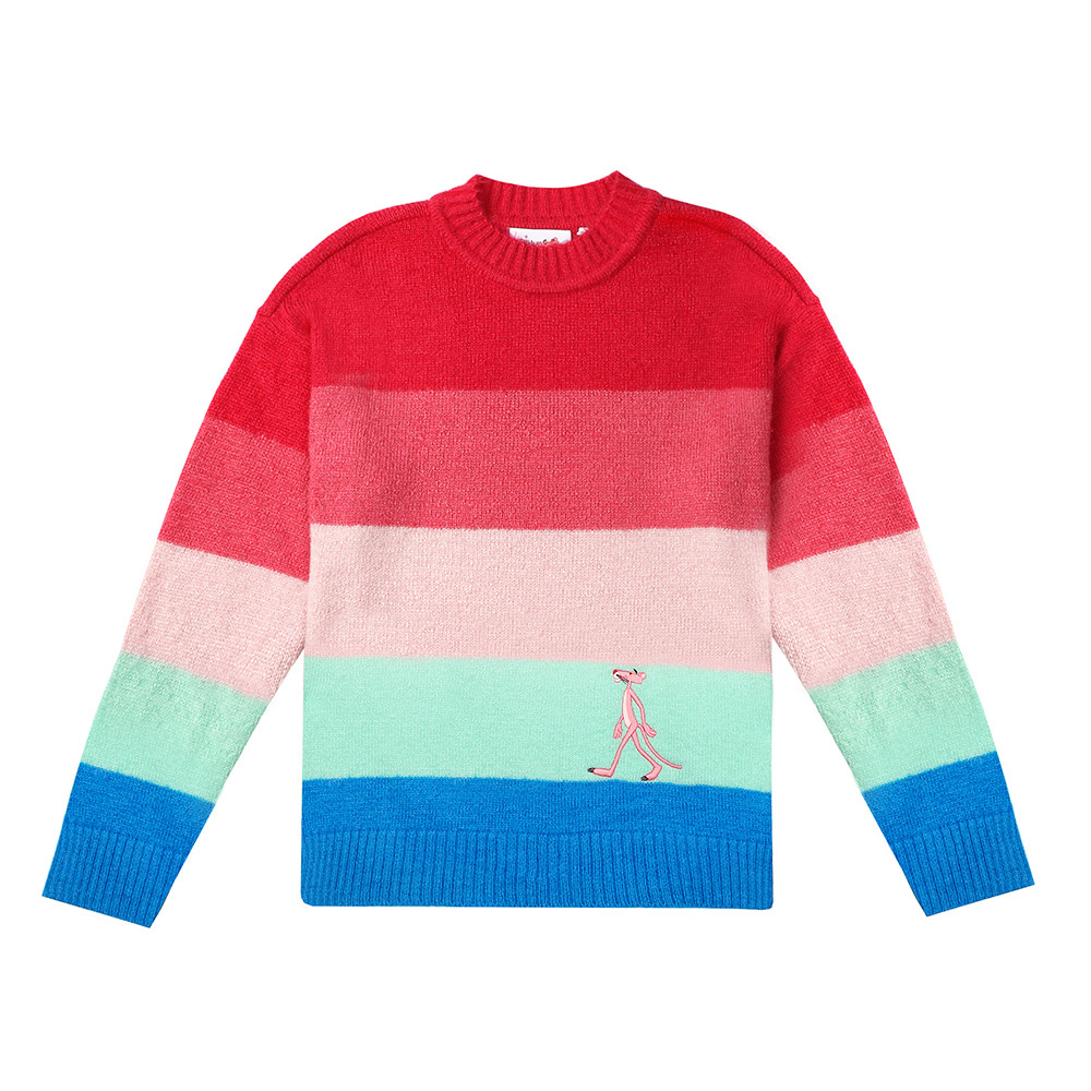 [FW19 Pink Panther] Stripe Knit(Pink) STEREO-SHOP