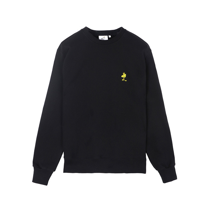 [SS18 Peanuts] Snoopy Sweatshirts(Black) STEREO-SHOP