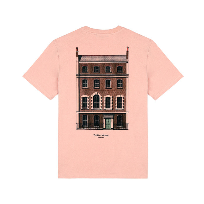[SS18 Thibaud] 76 Dean Street T-Shirts(Pink) STEREO-SHOP