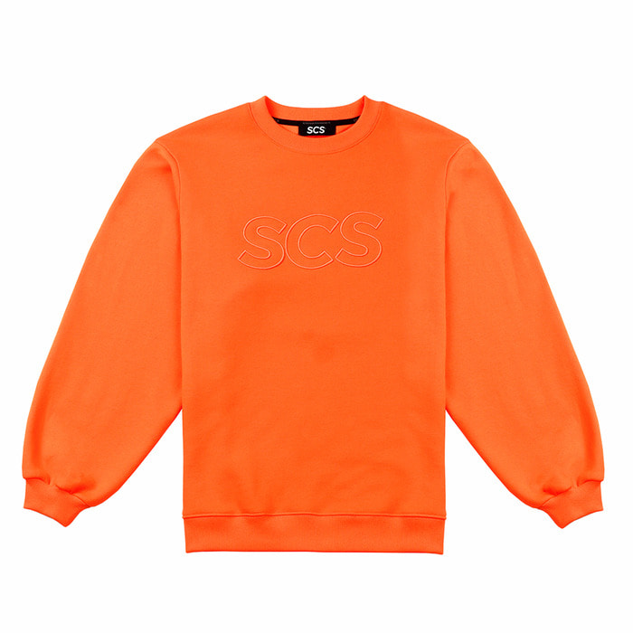 [FW18 SV] Logo Sweatshirts(Orange) STEREO-SHOP