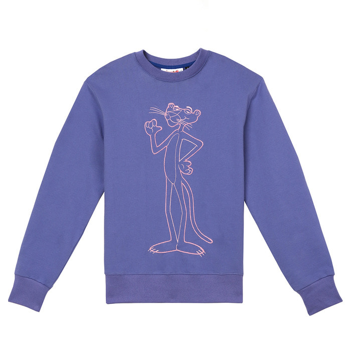 [FW18 Pink Panther] String Sweatshirts(Blue) STEREO-SHOP