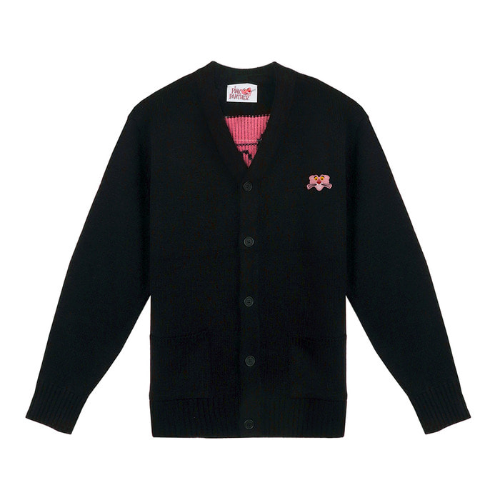 [FW18 Pink Panther] Knit Cardigan(Black) STEREO-SHOP