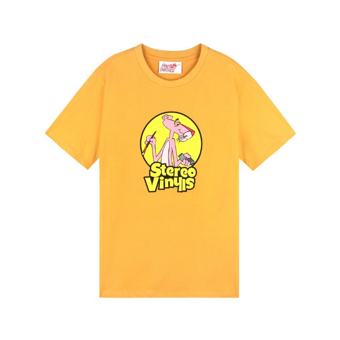 [SS19 Pink Panther] PP Vintage T-Shirts(Yellow) STEREO-SHOP