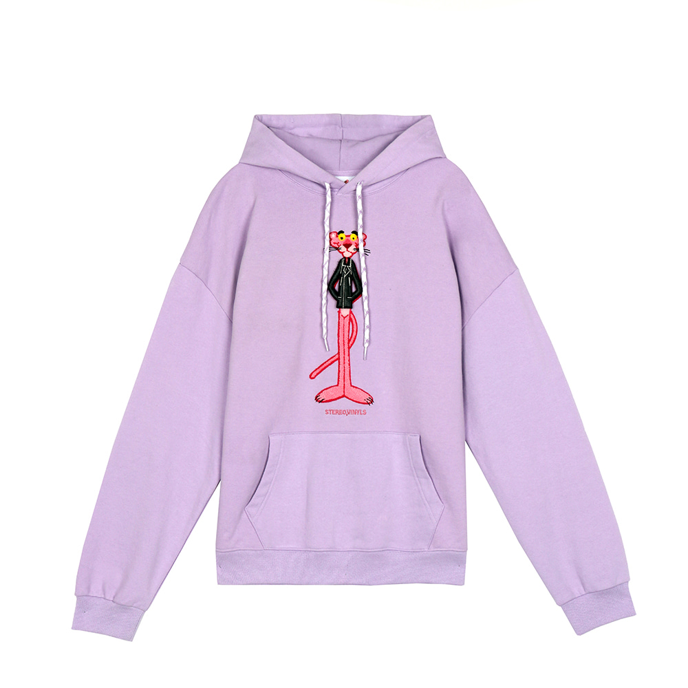 [FW19 Pink Panther] Standing PP Hoodie(Lavender) STEREO-SHOP
