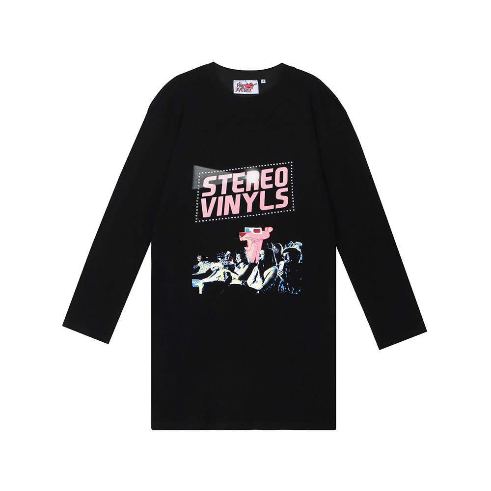 [FW19 Pink Panther] Beads Logo Onepiece(Black) STEREO-SHOP